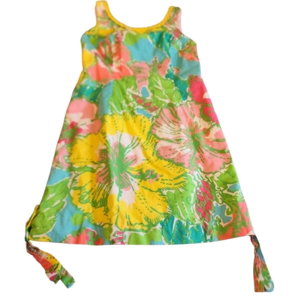 Preowned Lilly Pulitzer Women's DELIA‎ Multi-Color Shift Dress Size 0